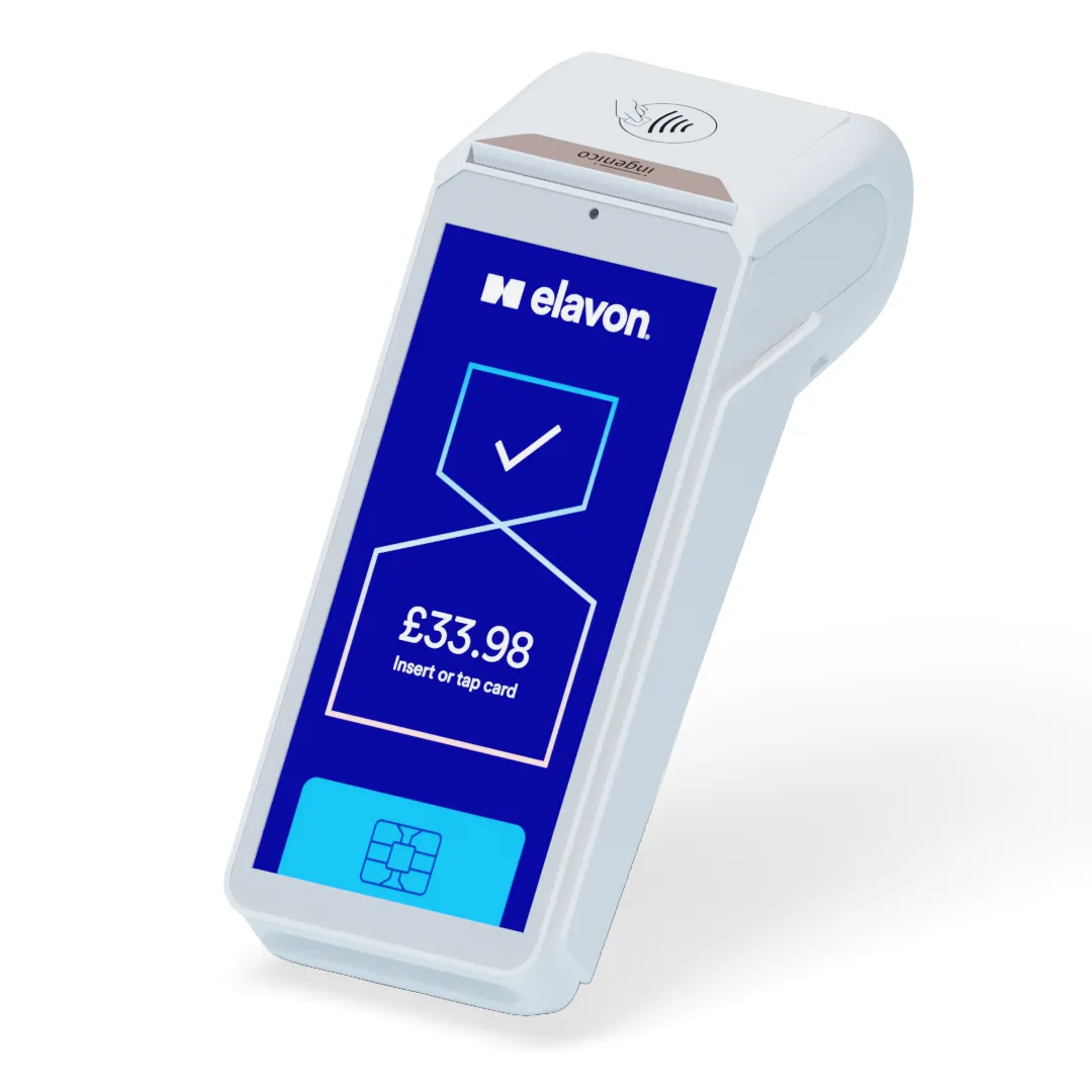 DX8000 side angle view of terminal