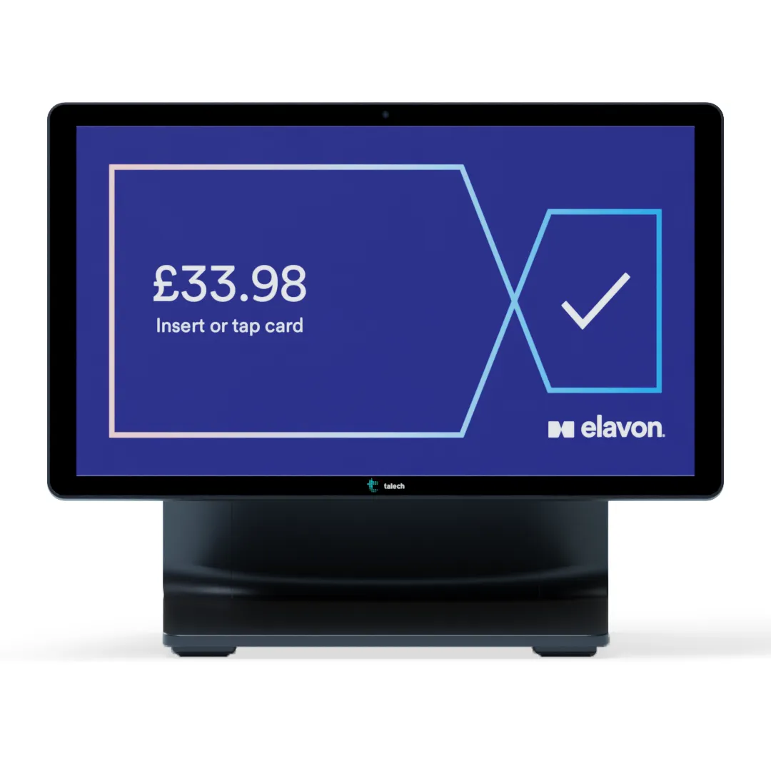 talech Register front view of terminal