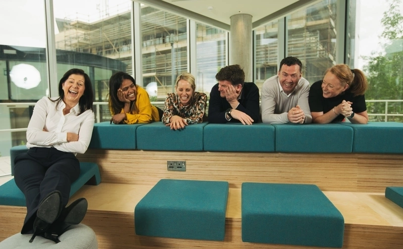 Group photo with Elavon team members