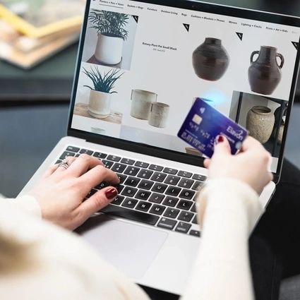 Shopping and paying online