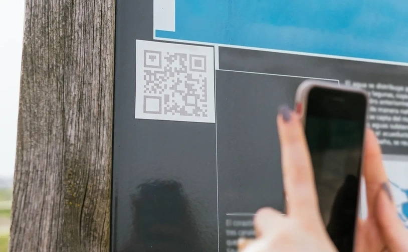Scanning a qr code