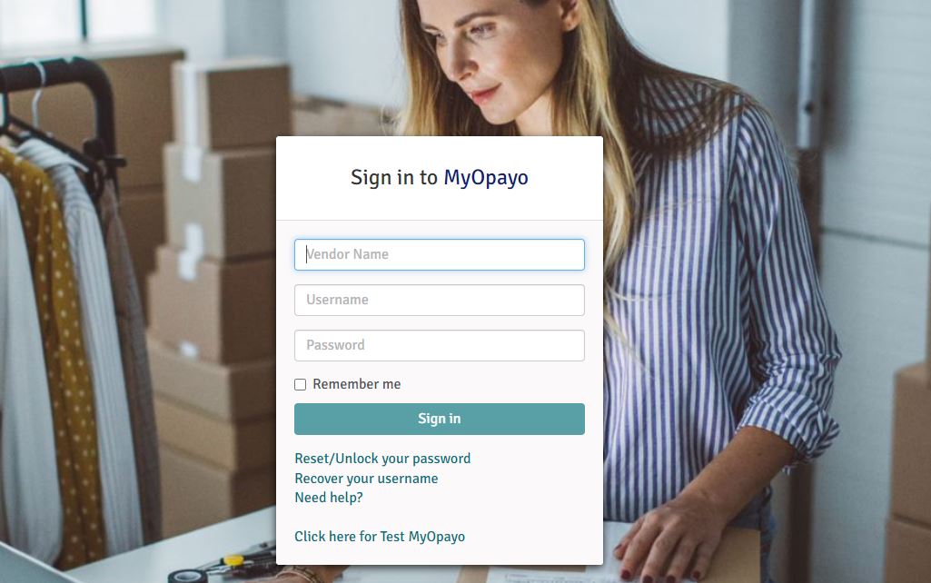 MySage login screen