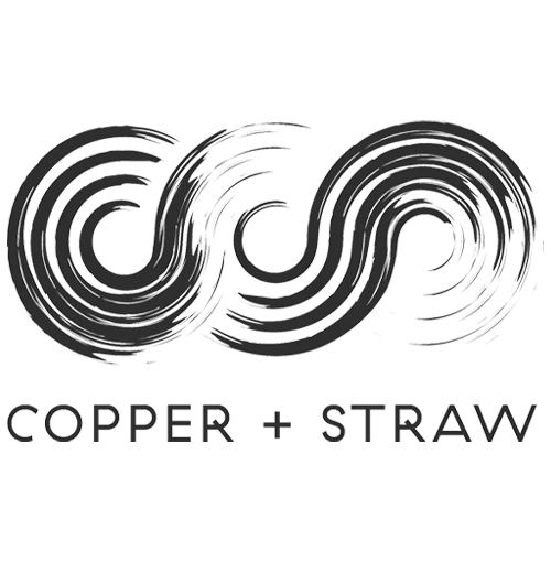 Copper and straw logo